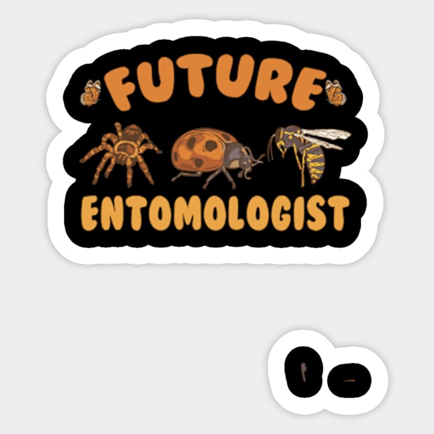 Future Entomologist Gifts Entomology Bug / Nature Lover Gift Sticker by David Brown